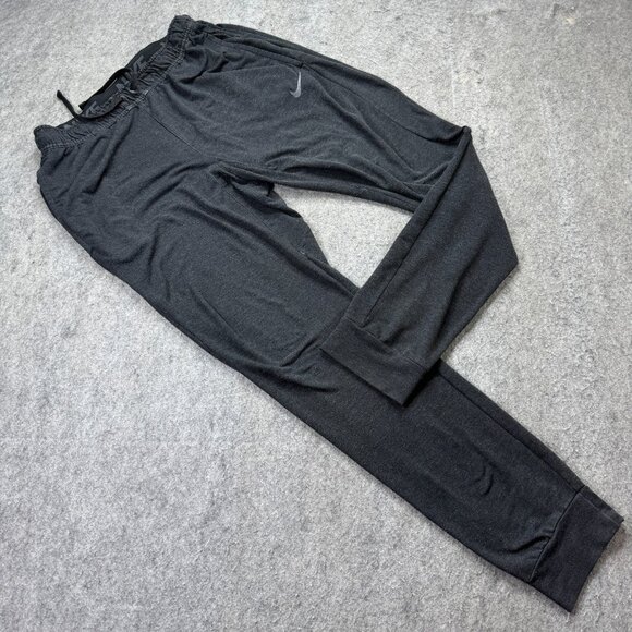 Nike Touch Fleece Training Pants Men M Gray Tapered 31" Stretch Lightweight - Picture 1 of 16